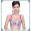 Fashionale design hot sale woman sexy printed bra