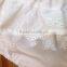 White baby cotton underwear diaper cover baby girl panties with lace