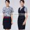 fashion airline pilot stewardess uniform/ Female aerial work clothes air stewardess uniform