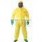 Juqian 2016 sulfuric acid alkali mercury one piece plastic chemical Safety protective clothing