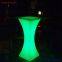 acrylic led cocktail bar table with glow light