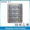Vending Machine Keypad Stainless Steel Keypad