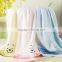 100% Organic cotton kids printing hand towels cleaning towel