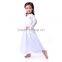 Kids Girl Solid White Long Dress