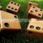 High Quality Promotional giant pine wood custom dice set for garden game