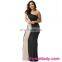 One shoulder low moq fat women long maxi dress plus size dresses maxi dress