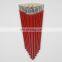 Red Long Wooden Handle Bristle Brush Bright #1~#12