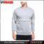 Wholesale Basic grey plain Crew Neck Custom Mens sweatshirt Sale Fashion Casual Wear