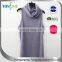 Women's Purple arbitrary collar no sleeve dress