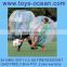 Big size half colour inflatable bumper ball for adults