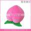 Wholesale smiley custom stuffed peach fruit plush pillow toys