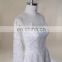 luxury long sleeve real lace wedding gown boho zuhair wedding dress