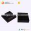 Black cardboard box, paper cholocate box with grids, custom packing box for candy