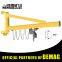 1 ton mini beam mounted wall bracket jib cranes price