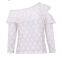 Long Sleeve Mesh Lace Women’s Top Blouse