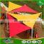 HDPE fabric 5*5*5 triangle sun shade sail for sale