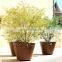 Perforated Corten Steel Planter Metal Ellipse Pots