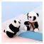 6cm 10cm OEM ODM Stuffed Animal Shaped Panda Plush Pendant