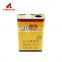 Empty glue tin can metal adhesive container glue bottle