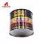 Chinese Factory Hot Sale plain round empty tin can mini metal clear lid