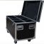 Multi Guitar Flight Case Rolling Flight Case 2in1 Silver / Black Color