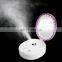 2018 handheld portable electric lighted vanity makeup mirror facial steamer