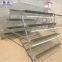 Poultry Farming 3 Tier 96 128 Chicken Laying Battery Cages