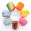 Yarncrafts fancy rainbow colors 40g ball 1mm 100% cotton yarn natural for knitting DIY craft decoration