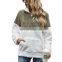 High Quality New Stitching Pullover Tie-dye Plush Sweater Loose Women Jacket