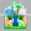 The forest park theme inflatable slide and bounce for kids
