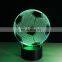 Football 3D Illusion LED Soccer USB Lamp Night Light 7 color changing