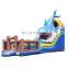 Be Ware Of The Sharks Inflatable Hai Shark Jumping Bouncy Castle Slide Playground
