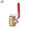 fully welded lockable steel or brass water mini ball valve