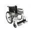 Silla de ruedas plegable ajustable manual ligera de pie para discapacitados