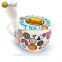 Custom design ceramic cookware bowl & spoon set for promotional gifts