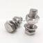ISO4017 DIN933 hexagon bolt stainless steel A2-70 A4 -70 B8 B8M hex bolt
