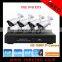 New product 4ch megapixel security system with 4pcs 1080p ip cameras and 1pcs 4ch poe nvr