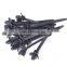 100 Pcs Wire Harness Fastener Cable Ties Car Corrugated Pipe Tie Wrap Cable Clamp Clips