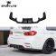 Black FRP F80 M3 Rear Lip Diffuser for BMW F82 M4 2014-2018