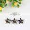 Custom Apparel Leather Accessories Five Stars Metal Alloy Denim Stud Button And Rivet