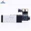 4V Series Pressure Aluminum Alloy 4V 3V Series 5/2 3/2 Way Single Control Double Coil Pneumatic Air Solenoid Valve