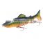 3-section multi jointed minnow 13cm 18g hard bait fishing lure Minnow for freshwater saltwater fishing