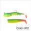 Artificial Big Paddle Tail T Shape Tail 9cm 5g 12g 25g Soft Bait Jig Head Hook Fishing Soft Lure