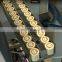 High speed lipstick bottle caps tampographie automatic pad printer printing machine 2 color tampon printer
