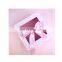 Boutique Large Square Top Open Boxes Sweet Wedding  Box Candy Custom Gift Packing Boxes