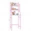 K&B hot sale wholesale metal floor space save rack toilet bathroom storage shelf no drilling