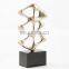 Gold Abstract Sculptures