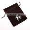 Custom Logo Luxury Jewelry Pouch Box Packaging Microfiber Envelope Flap Package Pouch