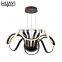 HUAYI New Model Art Style Home Villa Living Room Decoration Iron LED Modern Pendant Light