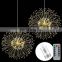 600L 8 Modes Factory Outlets High Quality 2M Hanging Rechargeable Led Copper Wire Fireworks Fairy String Light with Remote
